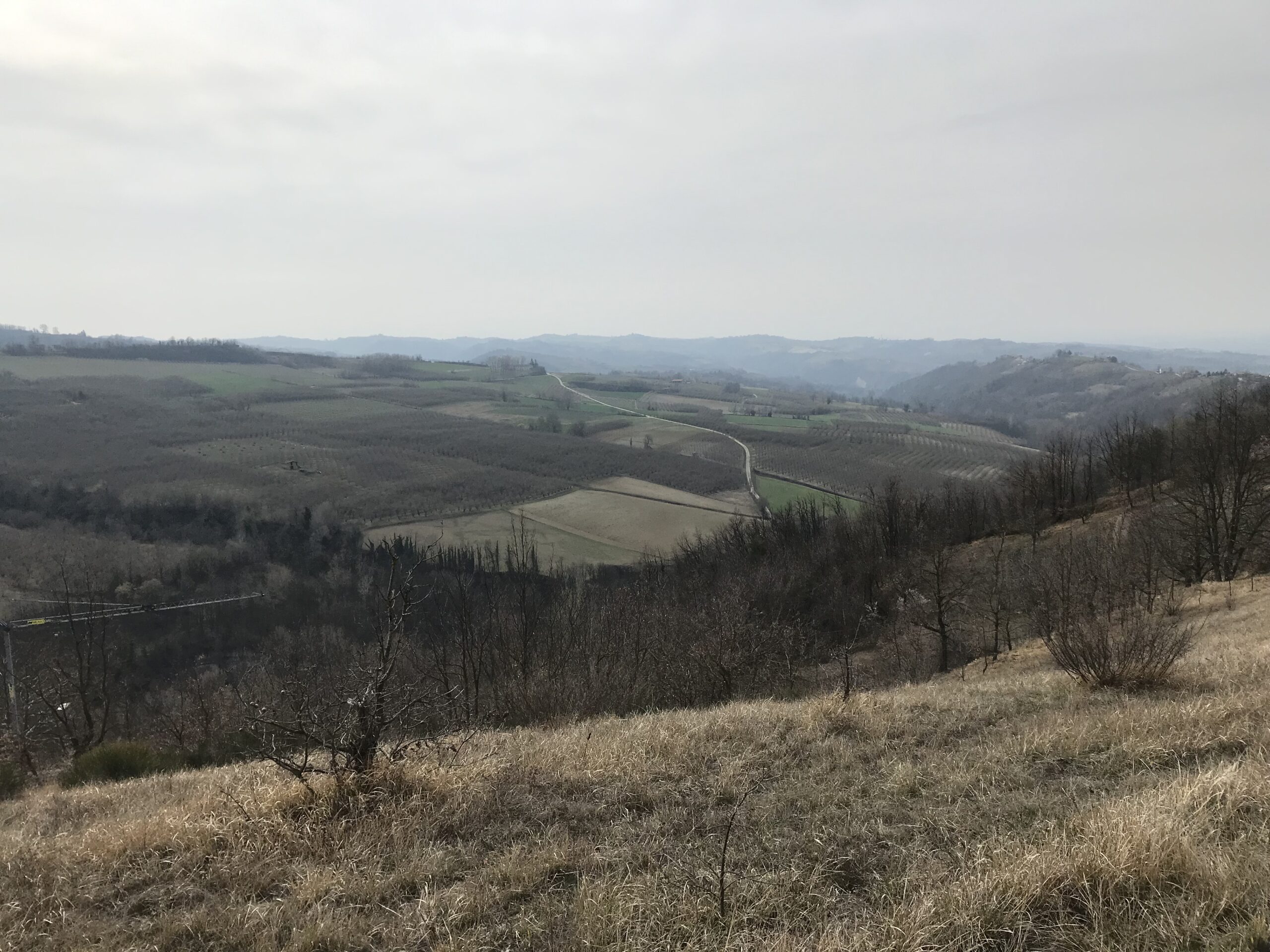 Paesaggio della Langhe alla Piemont Gravel
