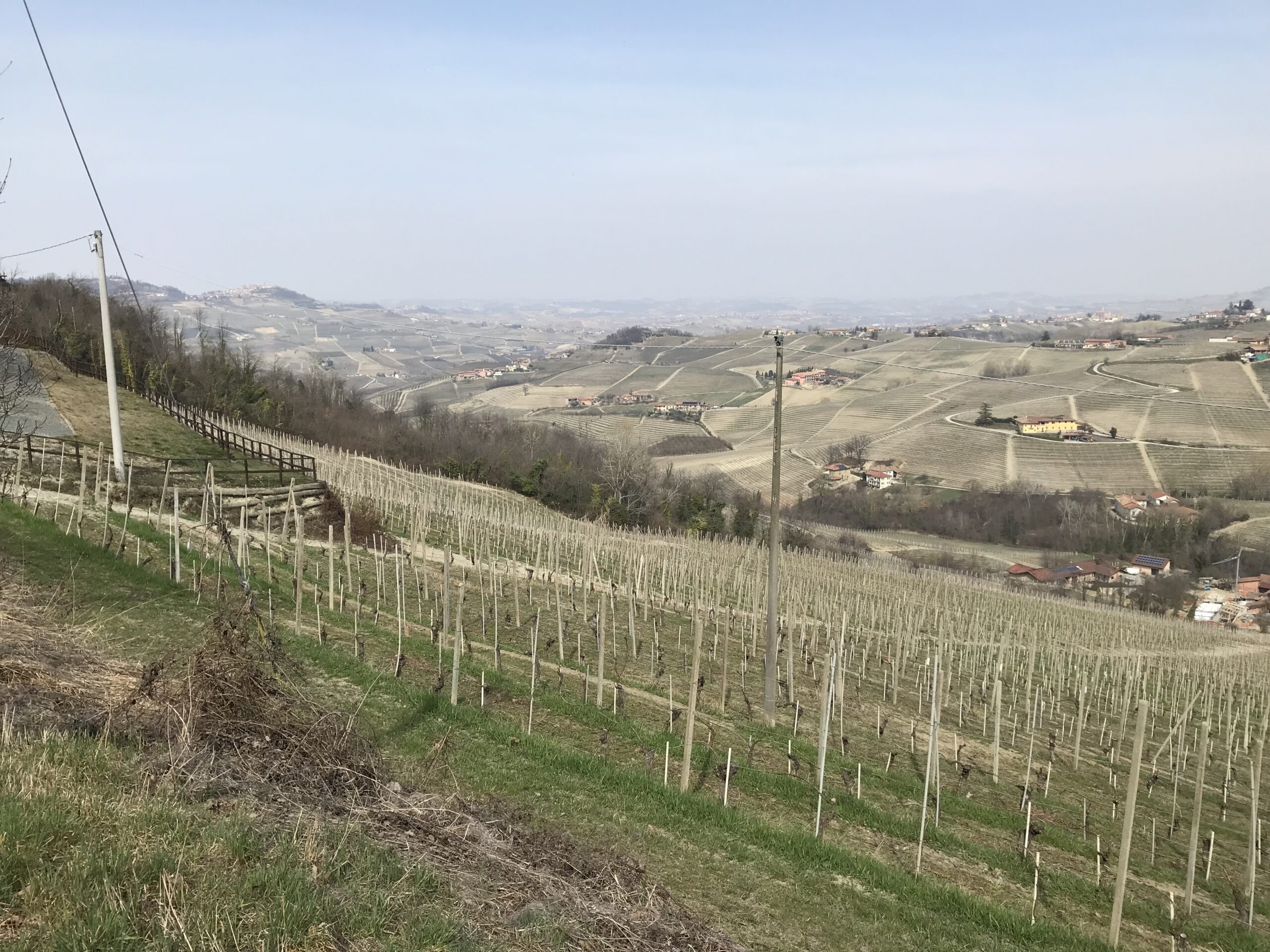 Vista delle Langhe alla Piemont Gravel