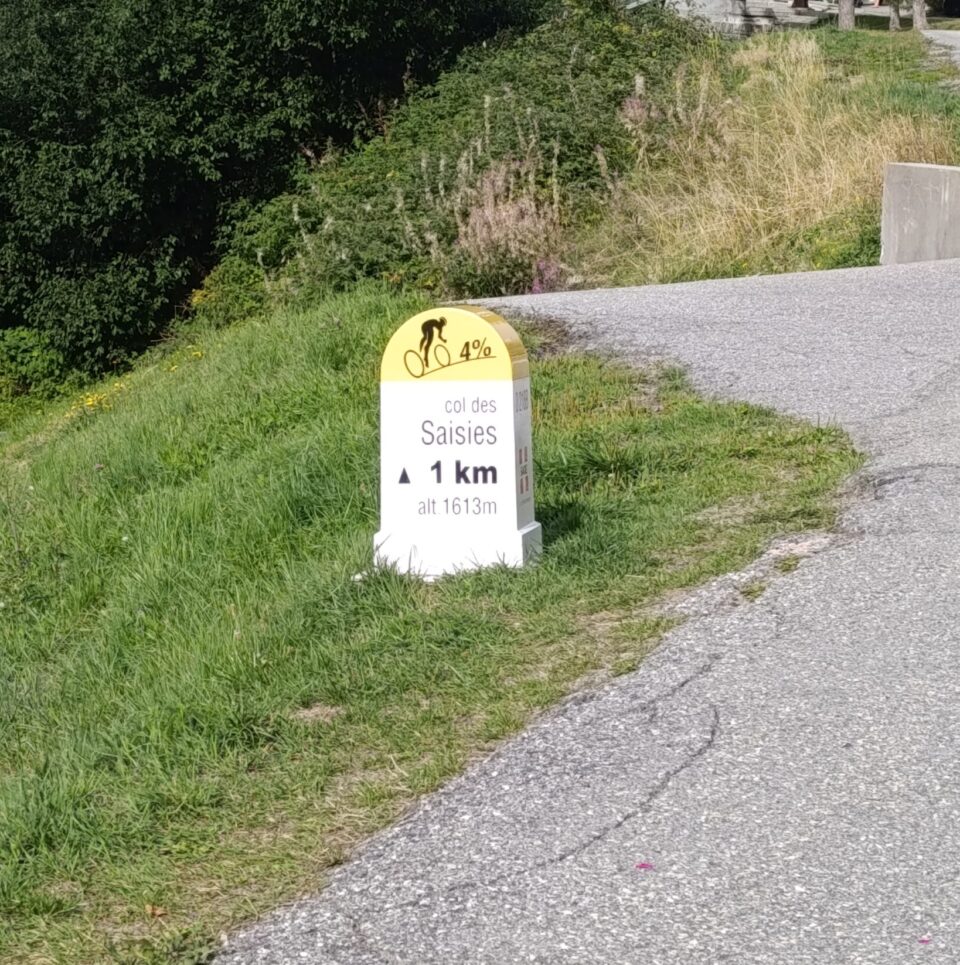 L'ultimo chilometro al Col des Saisies